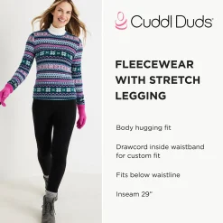 New Fleecewear With Stretch Legging PETITE Women Petite + Tall|Bottoms