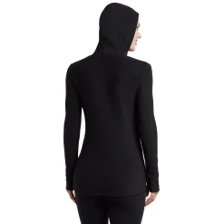 Online Fleecewear With Stretch Long Sleeve Half Zip Hoodie Women Lounge|Long Sleeves