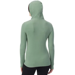 Online Fleecewear With Stretch Long Sleeve Half Zip Hoodie Women Lounge|Long Sleeves