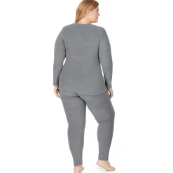 Online Fleecewear With Stretch Legging PLUS Women Plus Size|Bottoms