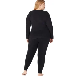 Online Fleecewear With Stretch Legging PLUS Women Plus Size|Bottoms