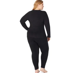 Online Fleecewear With Stretch Legging PLUS Women Plus Size|Bottoms