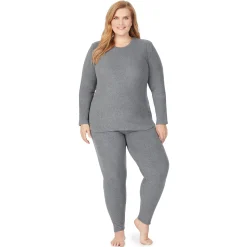 Online Fleecewear With Stretch Legging PLUS Women Plus Size|Bottoms