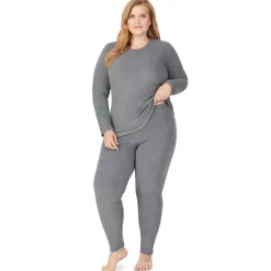Online Fleecewear With Stretch Legging PLUS Women Plus Size|Bottoms