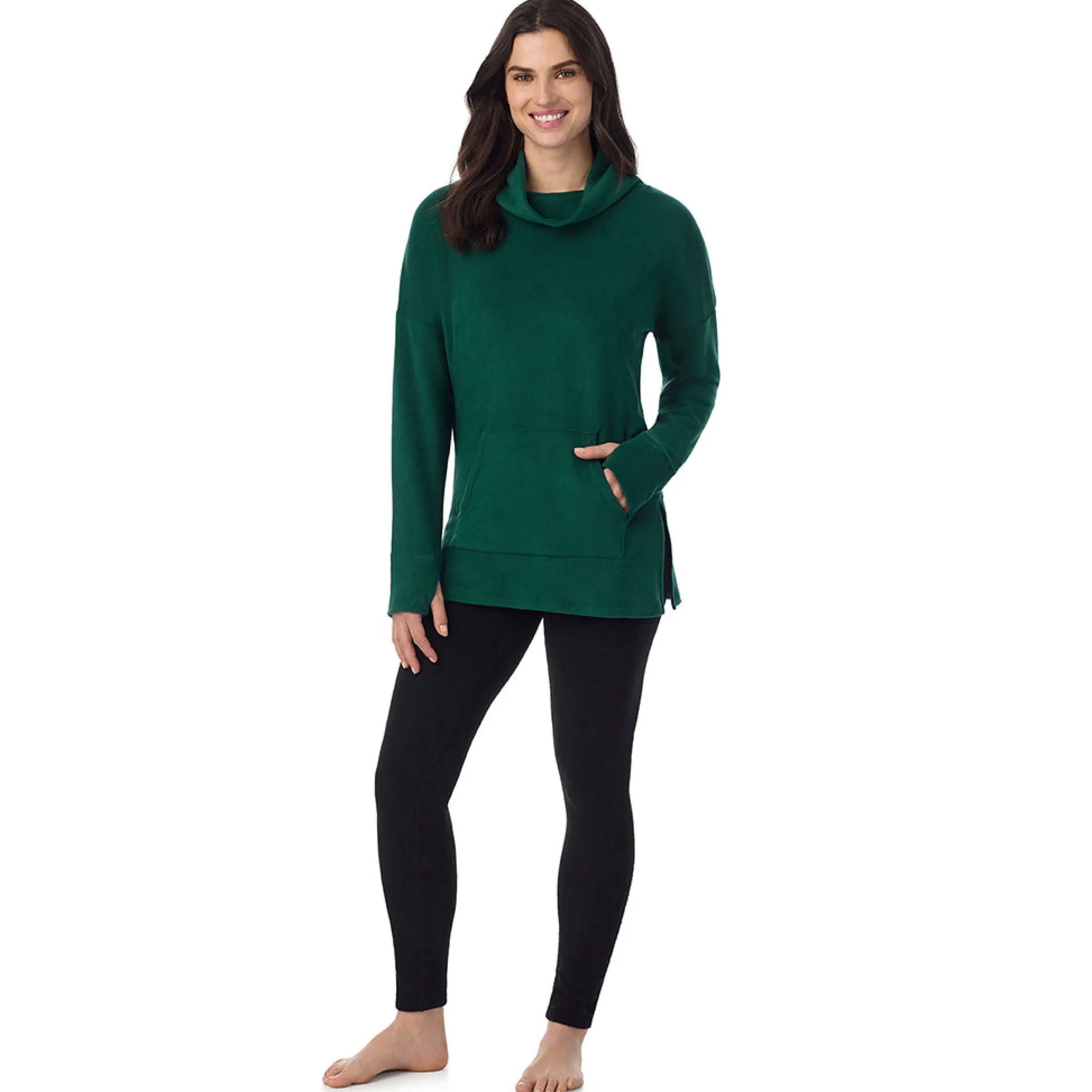 Sale Fleecewear With Stretch Long Sleeve Tunic Women Lounge|Long Sleeves