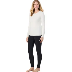 Outlet Fleecewear With Stretch Long Sleeve Crew Women Long Sleeves