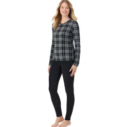 Outlet Fleecewear With Stretch Long Sleeve Crew Women Long Sleeves