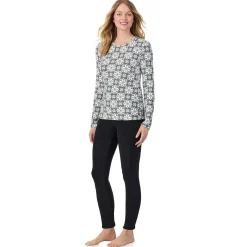 Outlet Fleecewear With Stretch Long Sleeve Crew Women Long Sleeves