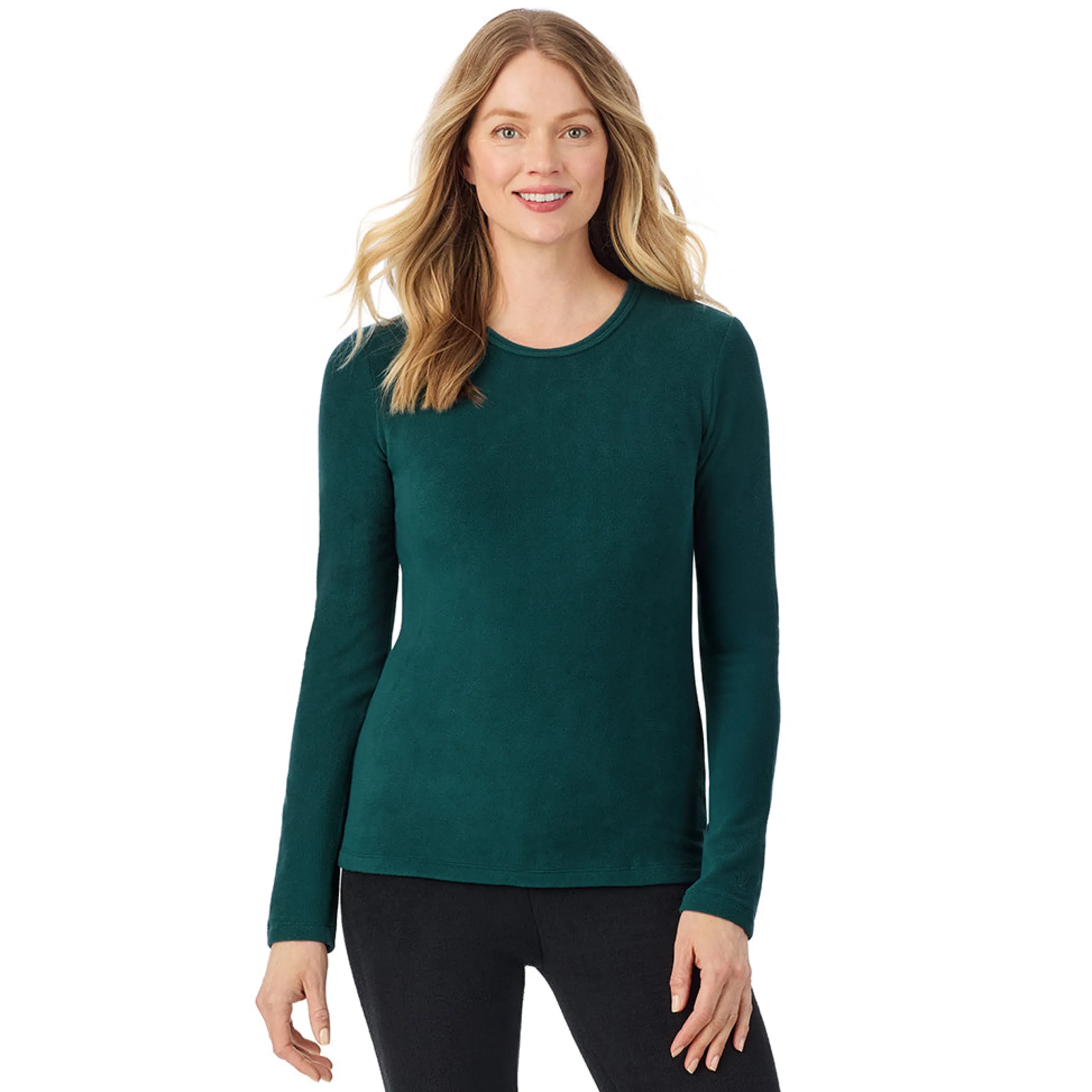Outlet Fleecewear With Stretch Long Sleeve Crew Women Long Sleeves
