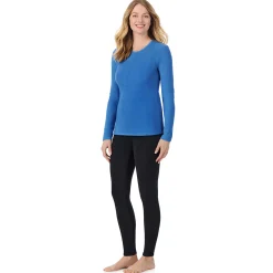 Outlet Fleecewear With Stretch Long Sleeve Crew Women Long Sleeves