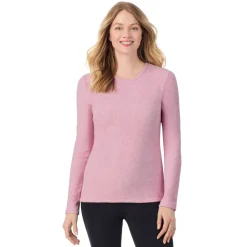 Outlet Fleecewear With Stretch Long Sleeve Crew Women Long Sleeves
