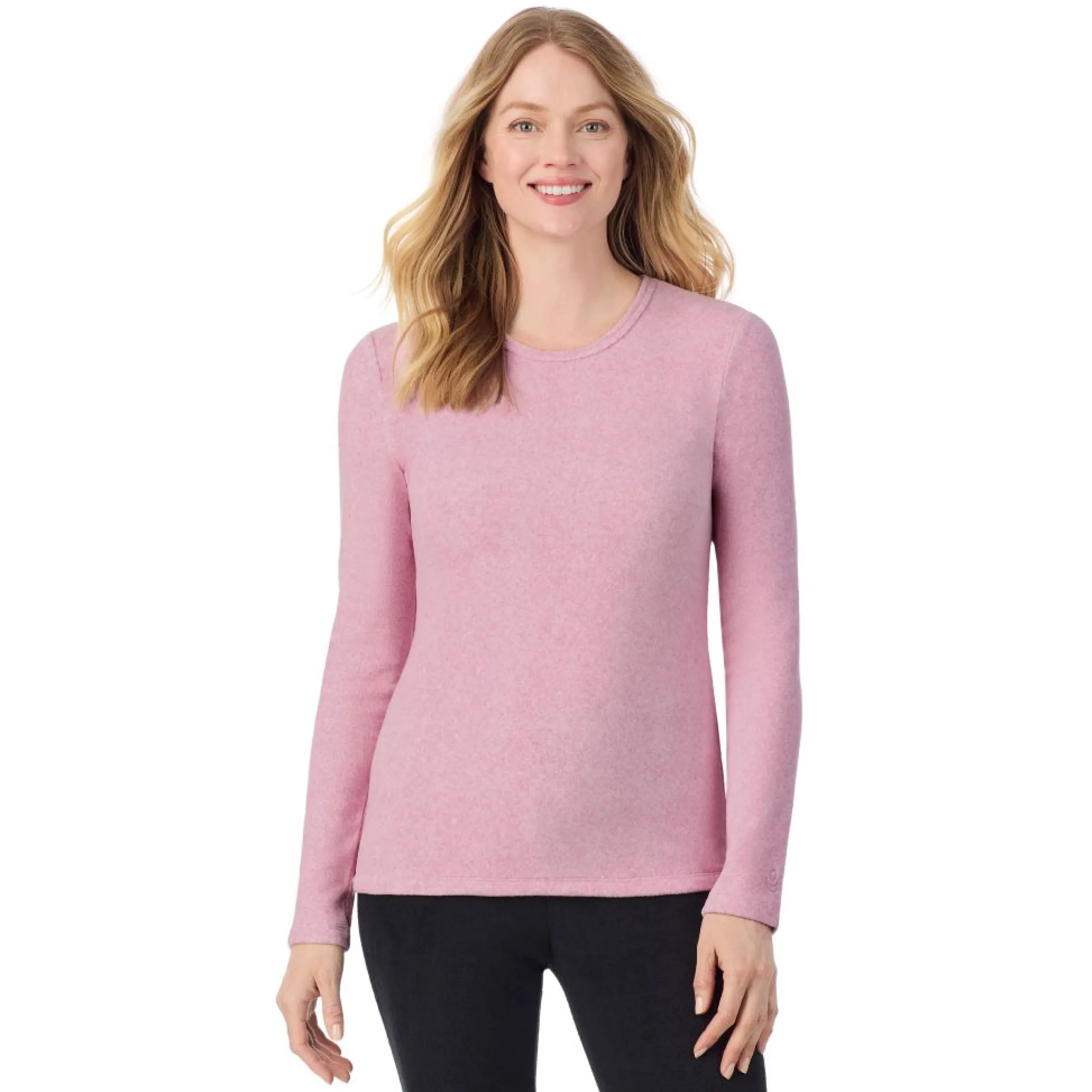 Outlet Fleecewear With Stretch Long Sleeve Crew Women Long Sleeves