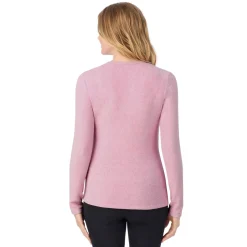 Outlet Fleecewear With Stretch Long Sleeve Crew Women Long Sleeves