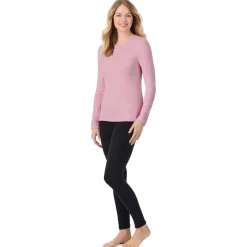 Outlet Fleecewear With Stretch Long Sleeve Crew Women Long Sleeves