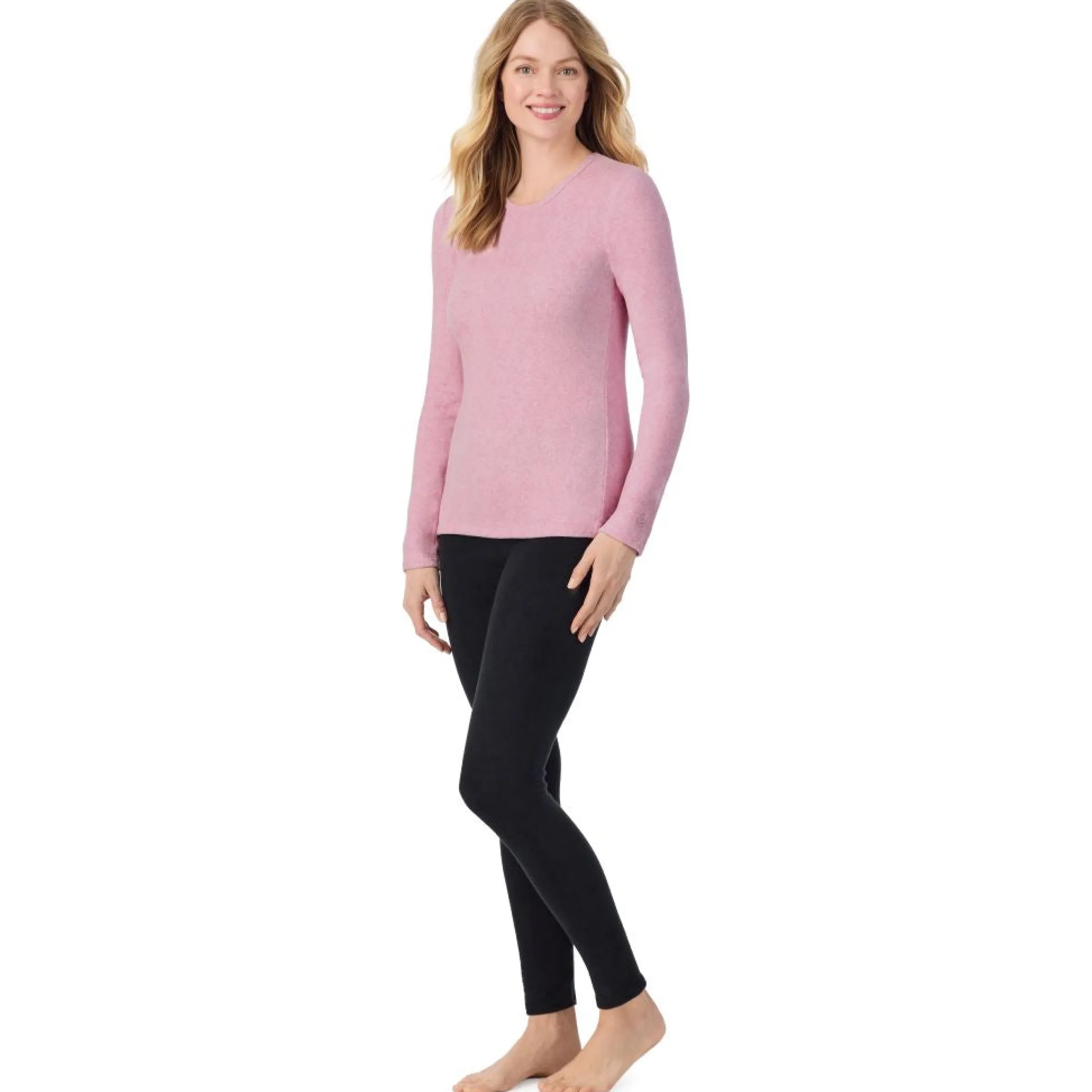 Outlet Fleecewear With Stretch Long Sleeve Crew Women Long Sleeves