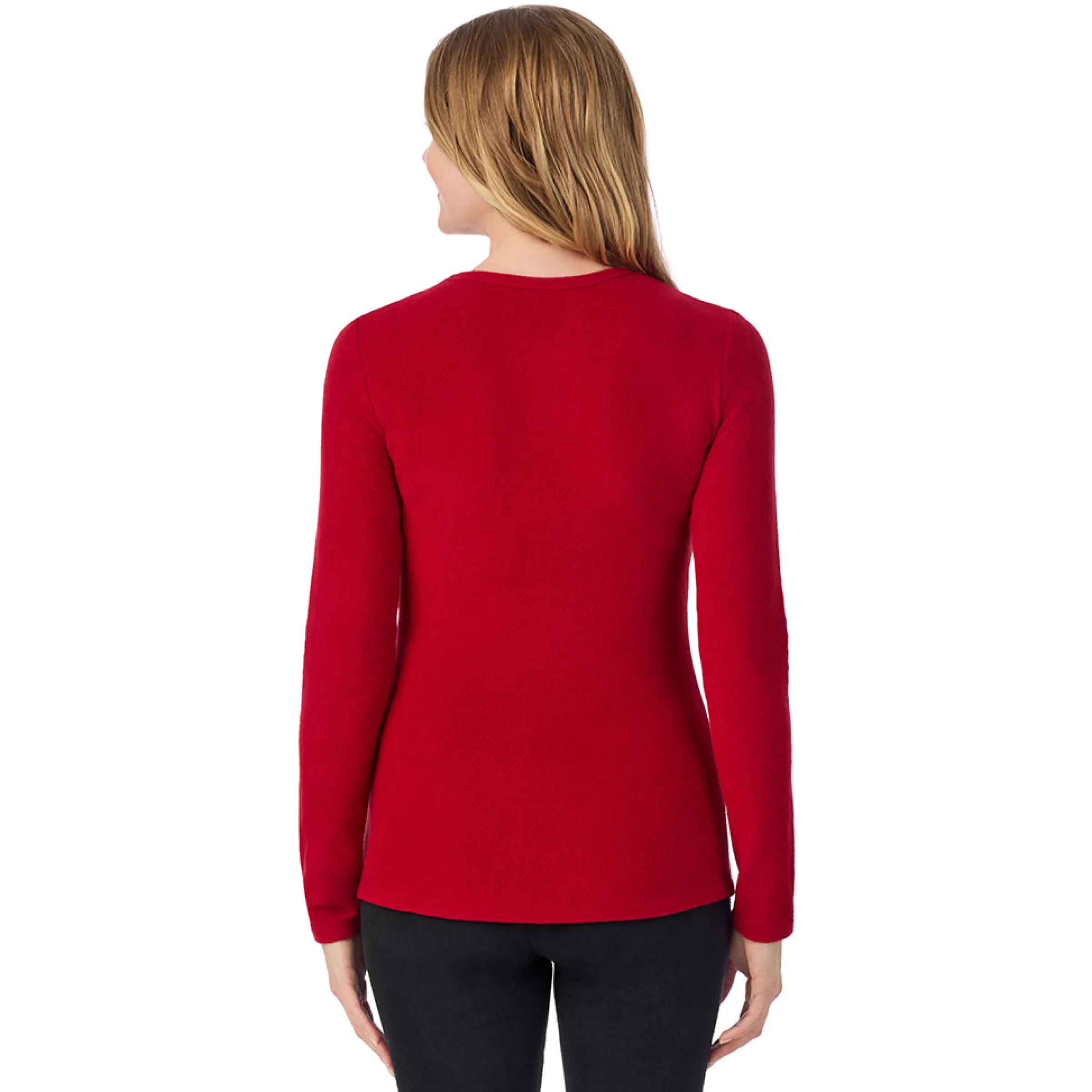 Outlet Fleecewear With Stretch Long Sleeve Crew Women Long Sleeves