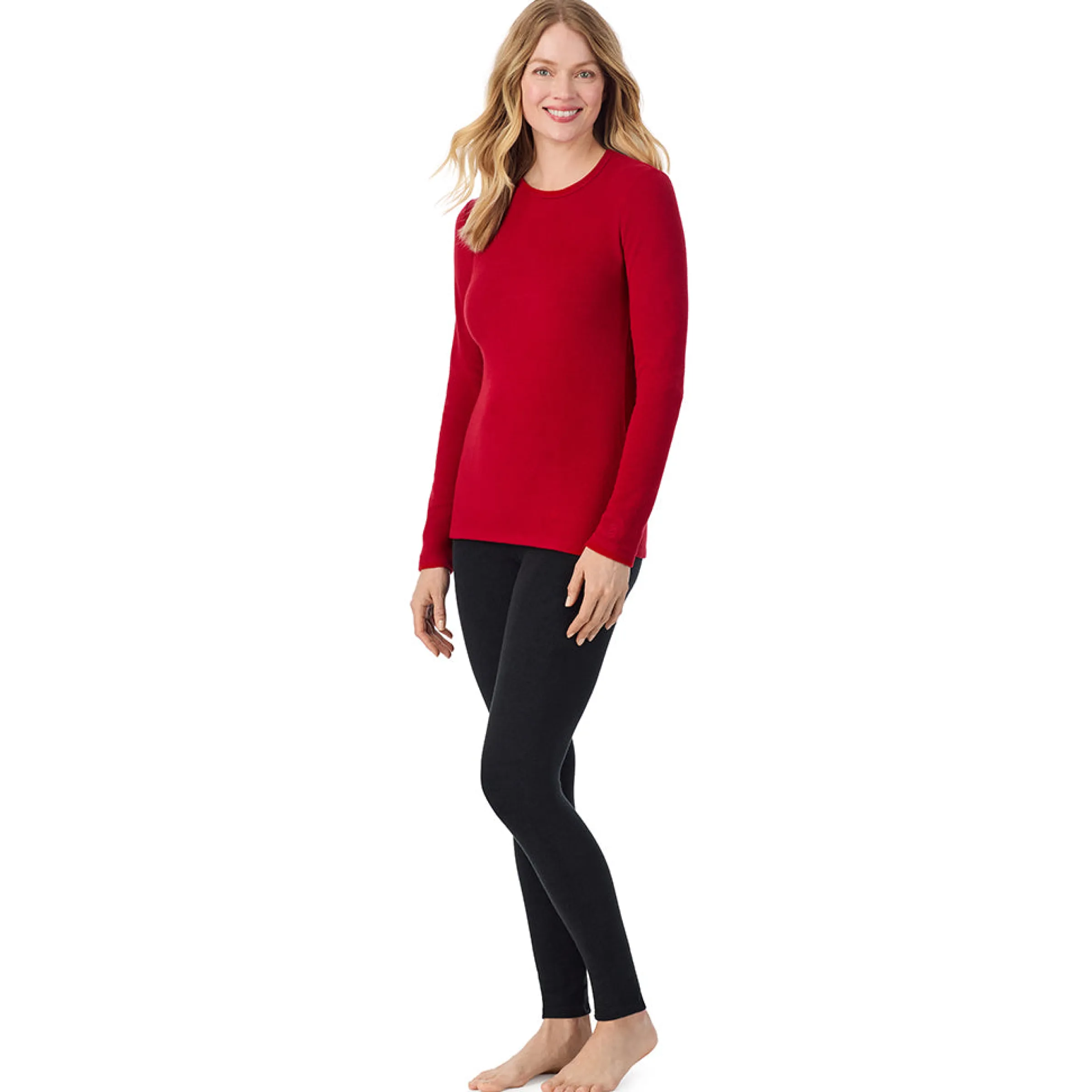 Outlet Fleecewear With Stretch Long Sleeve Crew Women Long Sleeves