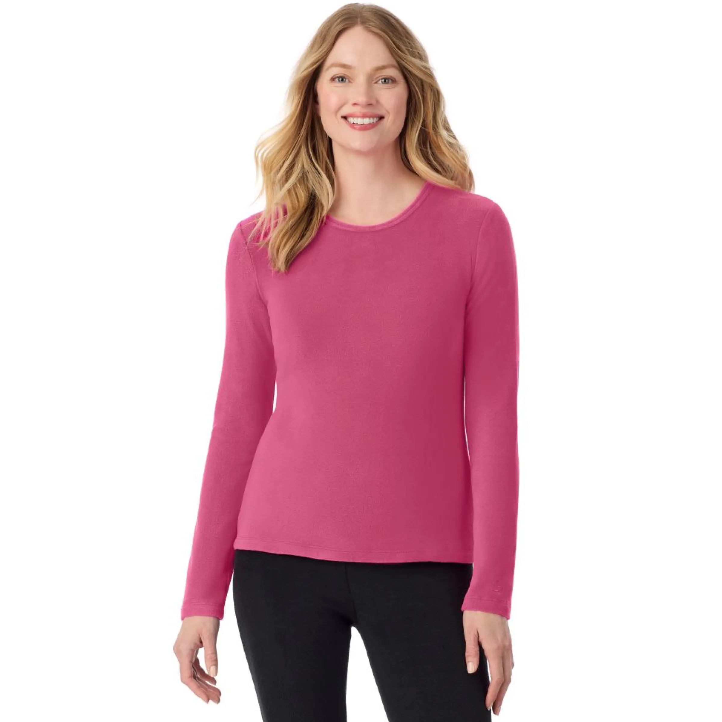 Outlet Fleecewear With Stretch Long Sleeve Crew Women Long Sleeves