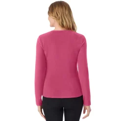 Outlet Fleecewear With Stretch Long Sleeve Crew Women Long Sleeves