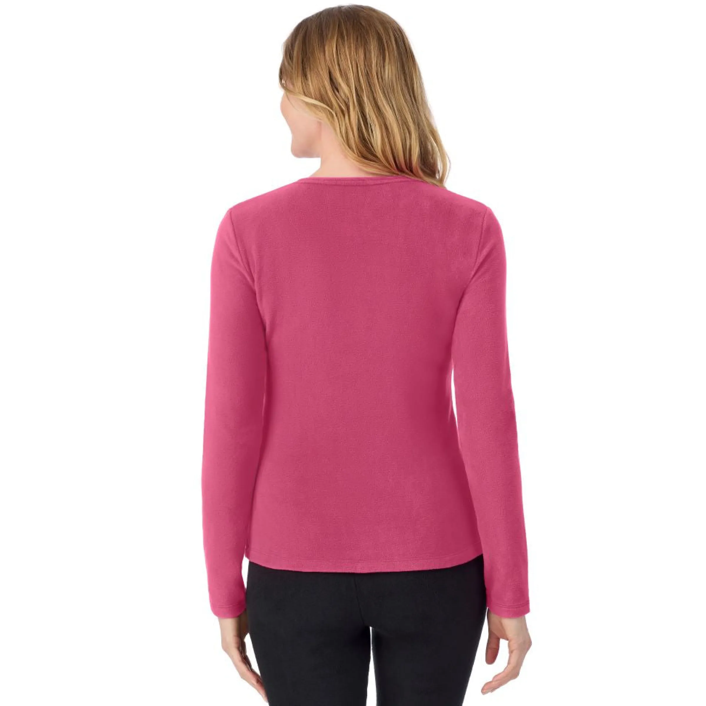Outlet Fleecewear With Stretch Long Sleeve Crew Women Long Sleeves