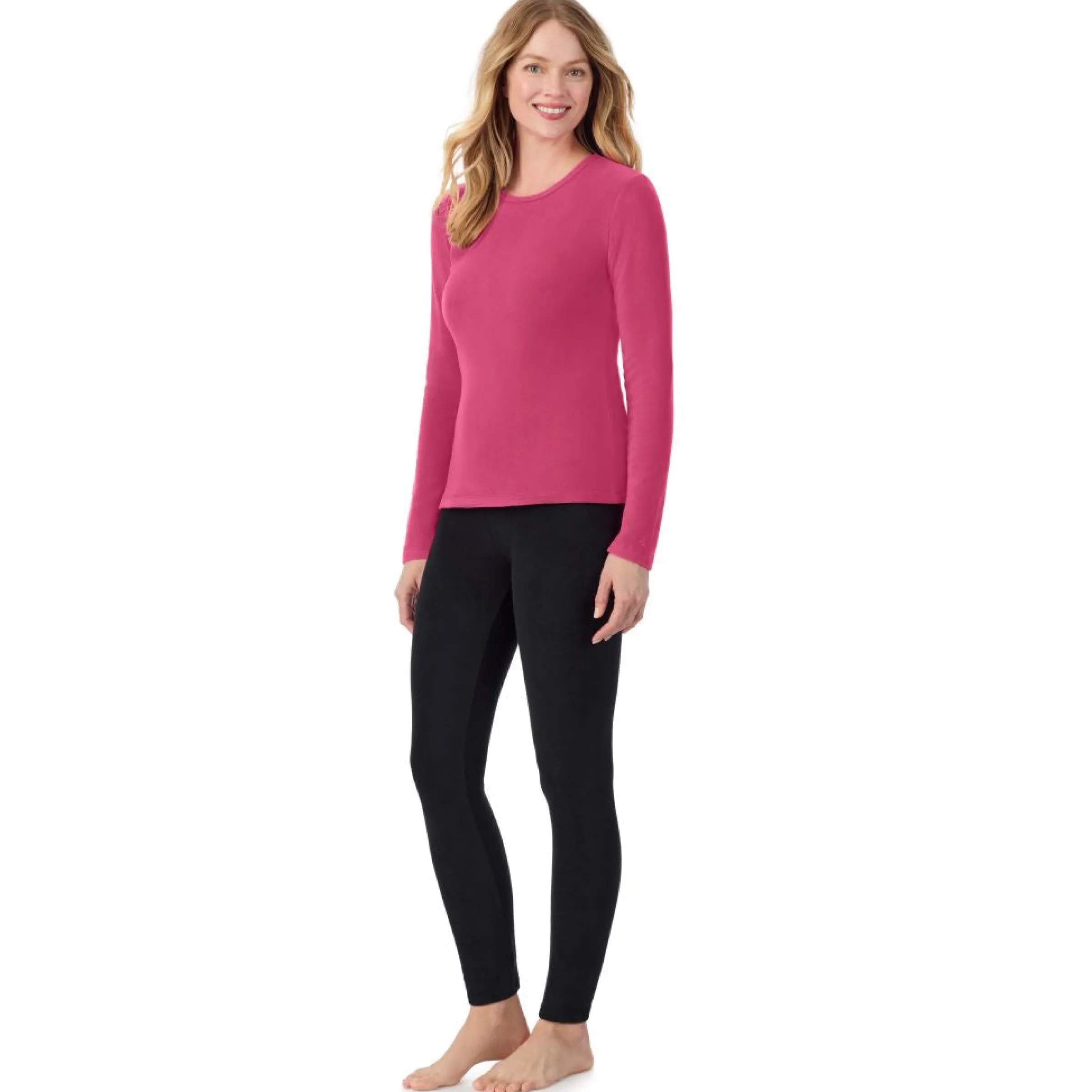 Outlet Fleecewear With Stretch Long Sleeve Crew Women Long Sleeves