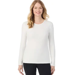 Outlet Fleecewear With Stretch Long Sleeve Crew Women Long Sleeves