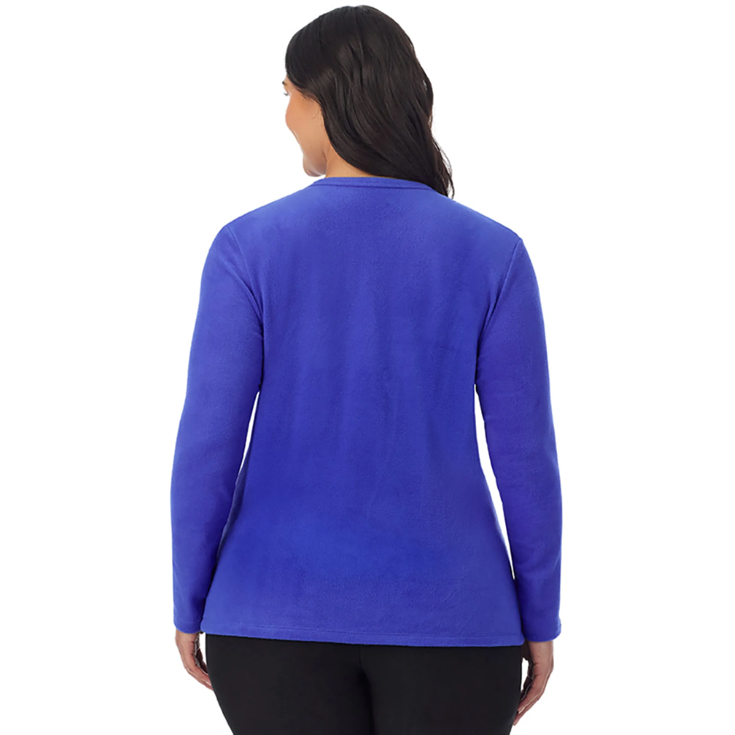 Hot Fleecewear With Stretch Long Sleeve Crew PLUS Women Plus Size|Long Sleeves