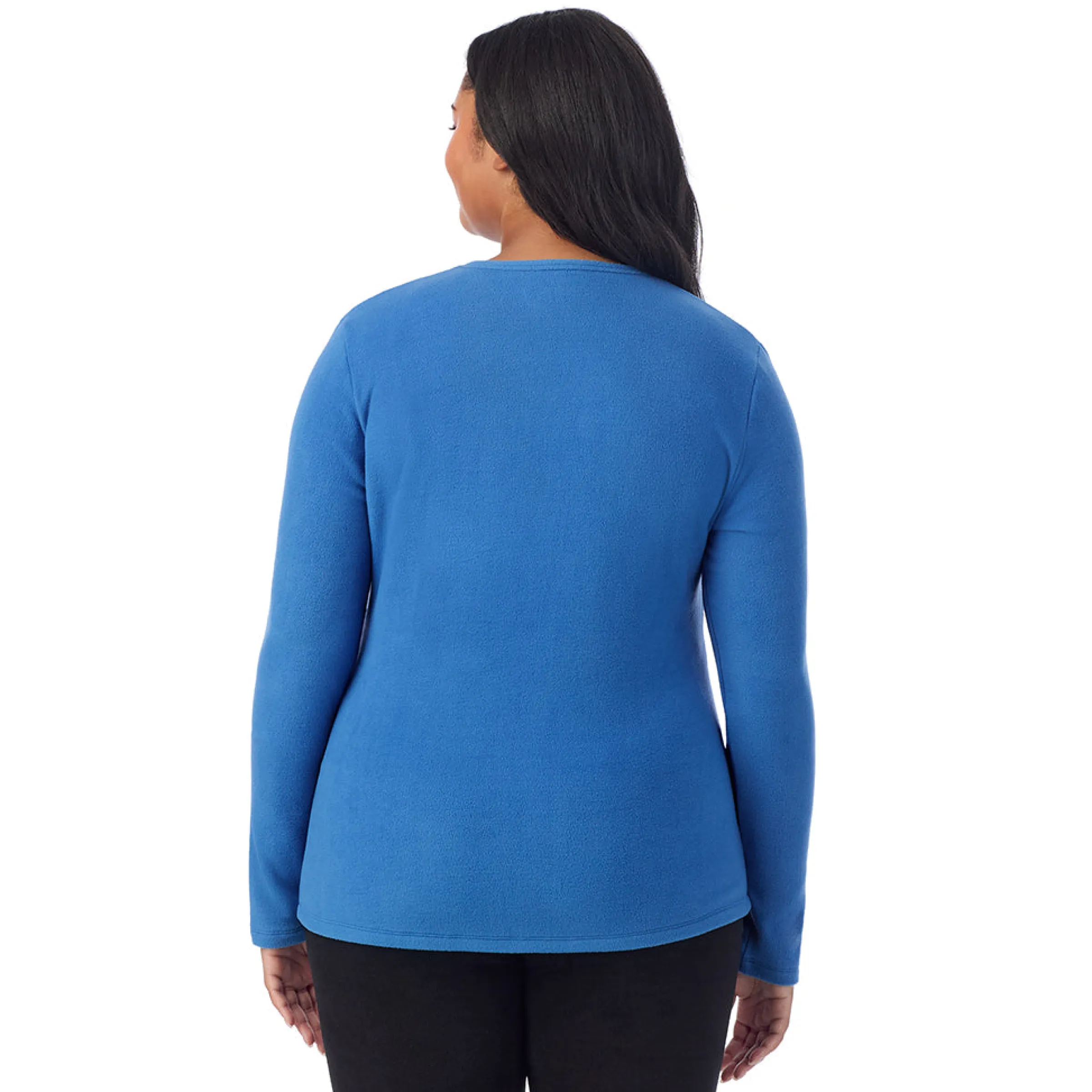 Hot Fleecewear With Stretch Long Sleeve Crew PLUS Women Plus Size|Long Sleeves