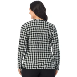 Hot Fleecewear With Stretch Long Sleeve Crew PLUS Women Plus Size|Long Sleeves