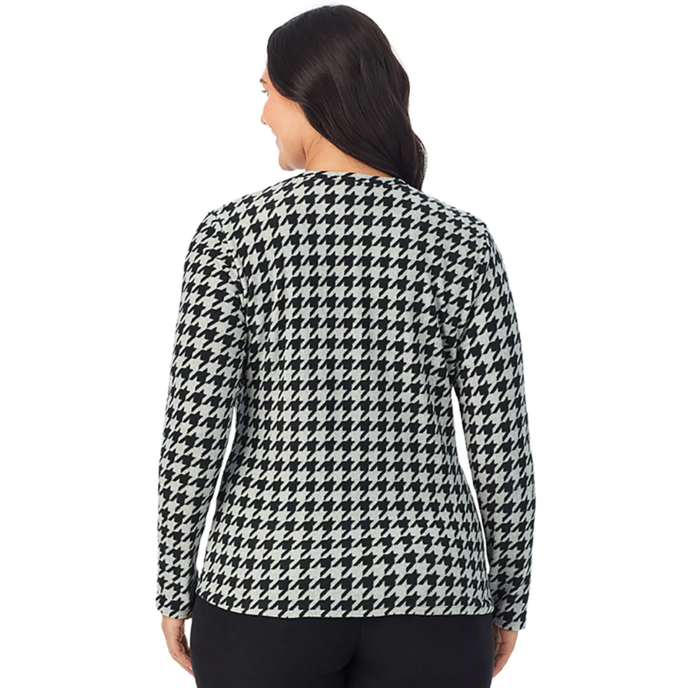 Hot Fleecewear With Stretch Long Sleeve Crew PLUS Women Plus Size|Long Sleeves