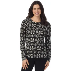 Outlet Fleecewear With Stretch Long Sleeve Crew Women Long Sleeves