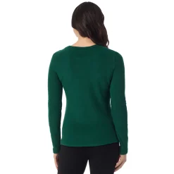 Outlet Fleecewear With Stretch Long Sleeve Crew Women Long Sleeves