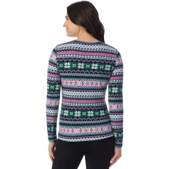 Outlet Fleecewear With Stretch Long Sleeve Crew Women Long Sleeves