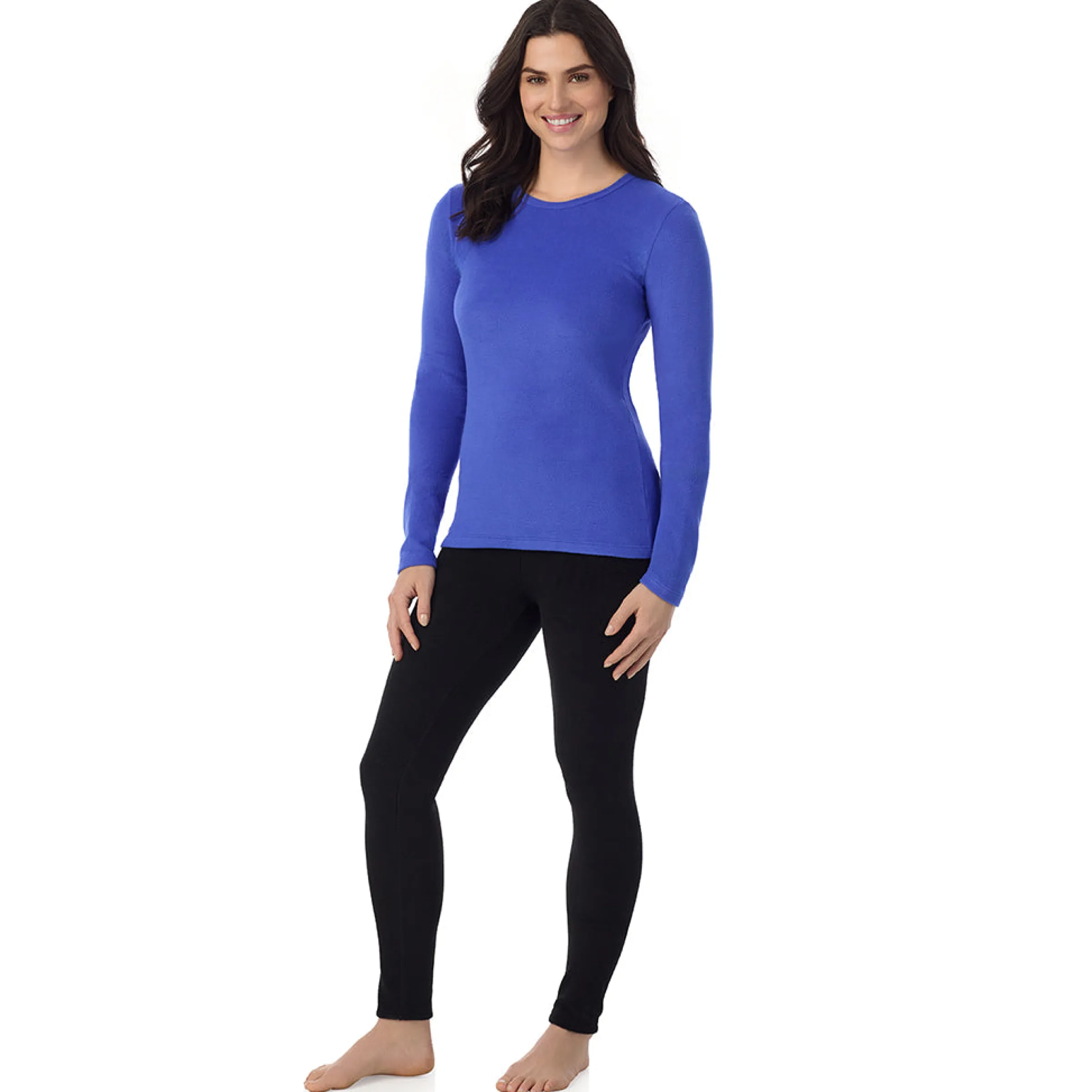 Outlet Fleecewear With Stretch Long Sleeve Crew Women Long Sleeves