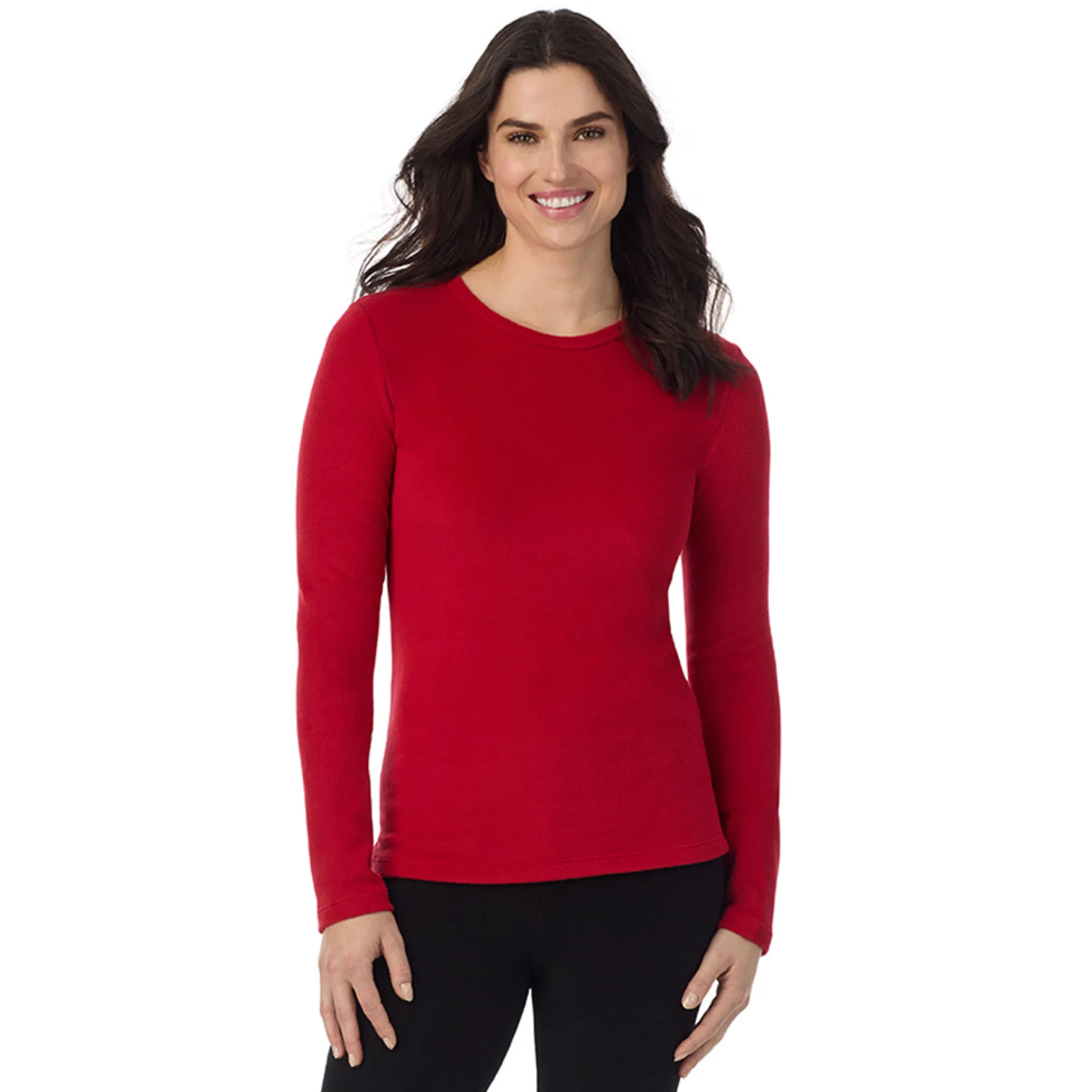 Outlet Fleecewear With Stretch Long Sleeve Crew Women Long Sleeves
