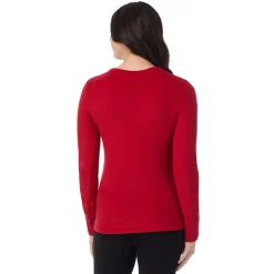 Outlet Fleecewear With Stretch Long Sleeve Crew Women Long Sleeves