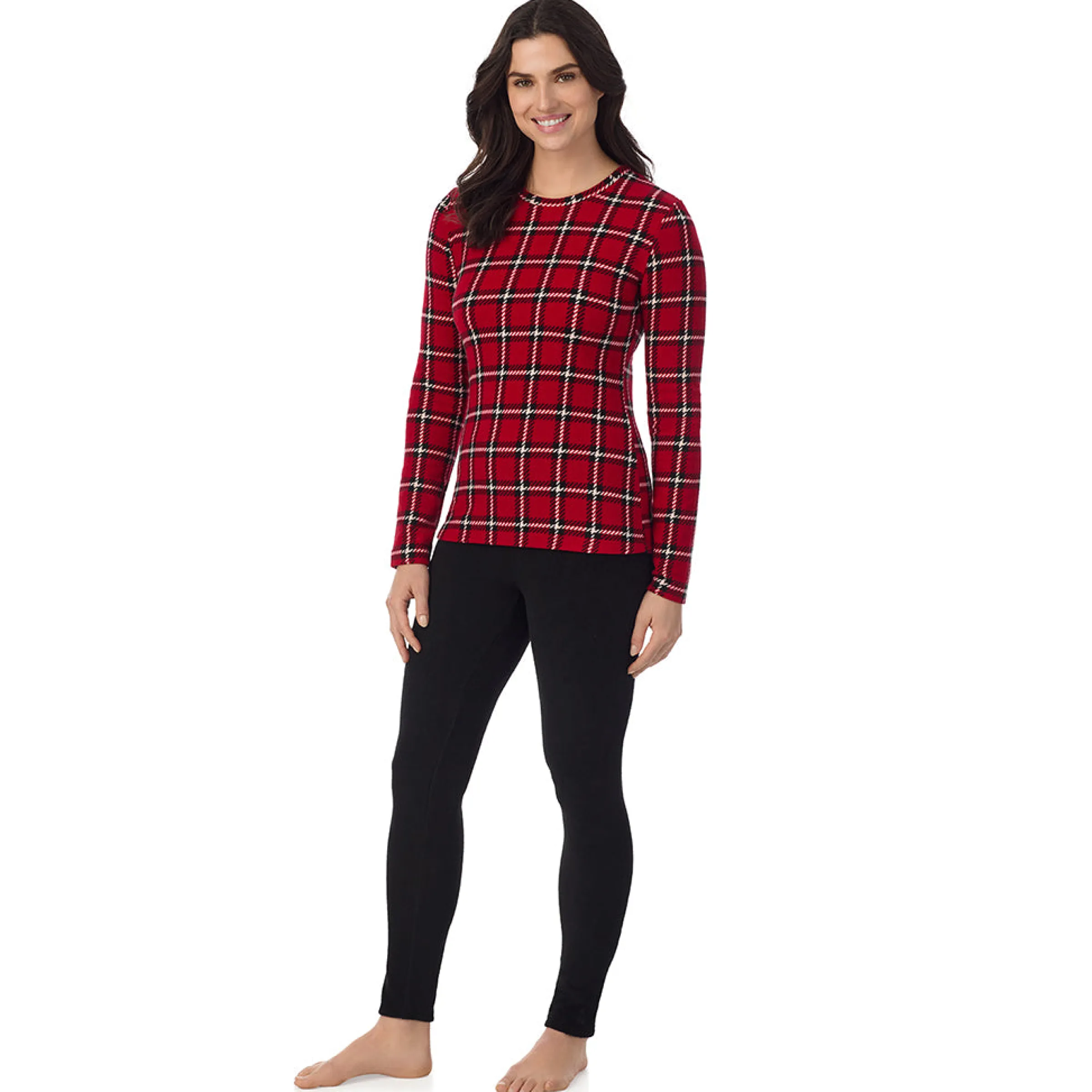 Outlet Fleecewear With Stretch Long Sleeve Crew Women Long Sleeves
