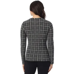 Outlet Fleecewear With Stretch Long Sleeve Crew Women Long Sleeves