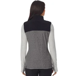 Clearance Fleecewear With Stretch Long Sleeve Mock Neck Henley With Sherpa Women Lounge|Wraps + Hoodies