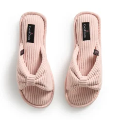 Discount Gathered Corduroy Slide Slipper Women Slippers|Women's Accessories
