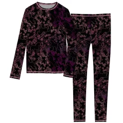 Outlet Girls Comfortech Stretch Poly 2 pc. Long Sleeve Crew & Pant Set Kids Girls Sets
