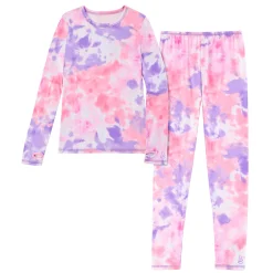 Outlet Girls Comfortech Stretch Poly 2 pc. Long Sleeve Crew & Pant Set Kids Girls Sets