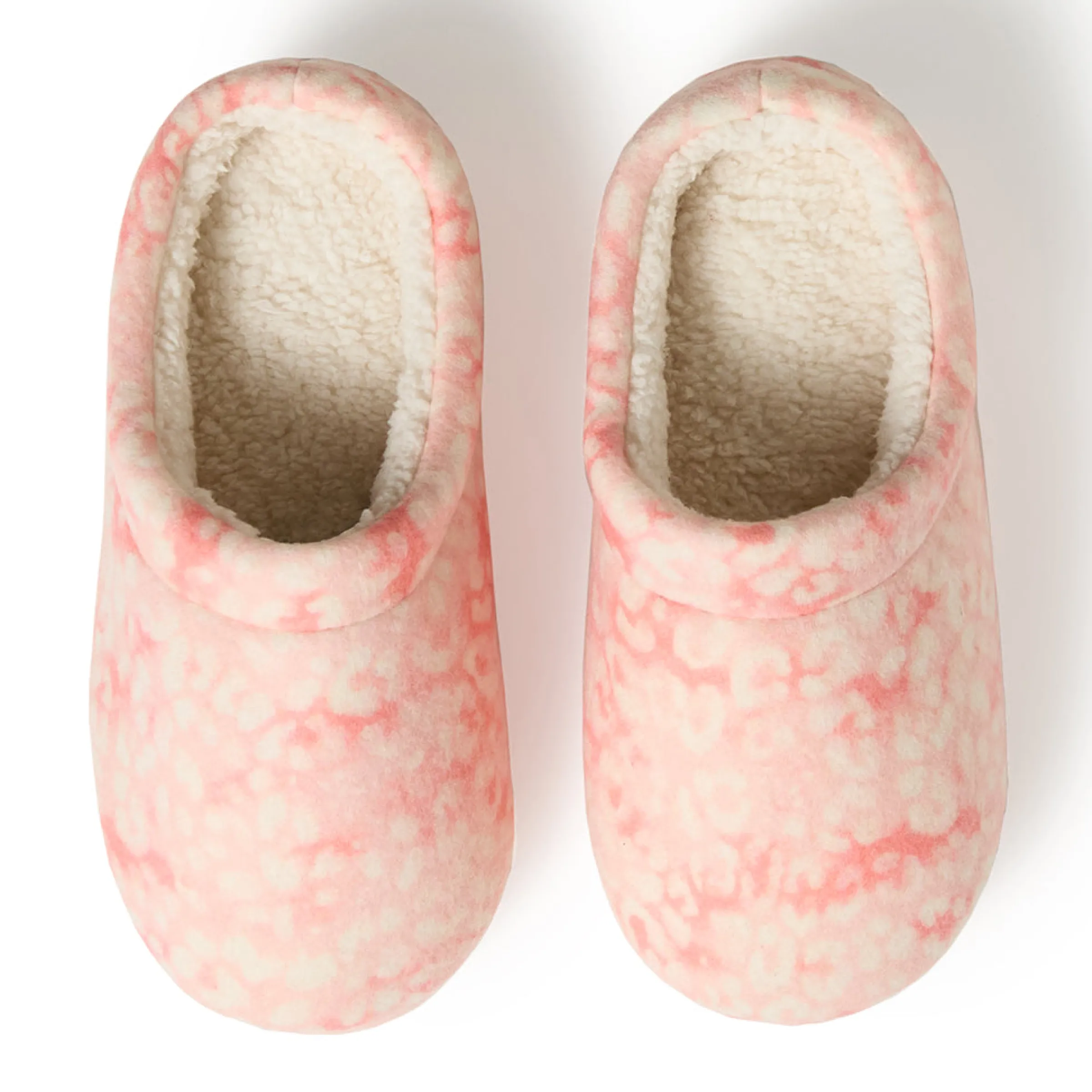 Best Girls Printed Leopard Fleece Clog Slipper Slippers