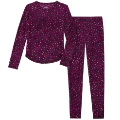 Outlet Girls Proplush Velour 2pc. Long Sleeve Crew & Pant Set Kids Girls Sets