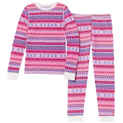Online Girls Thermal 2 pc. Long Sleeve Crew & Pant Set Kids Girls Sets