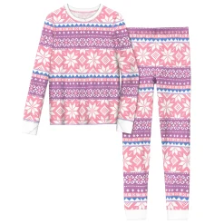 Online Girls Thermal 2 pc. Long Sleeve Crew & Pant Set Kids Girls Sets
