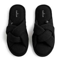 Hot Heather Waffle Braid Slide Slipper Women Slippers|Women's Accessories