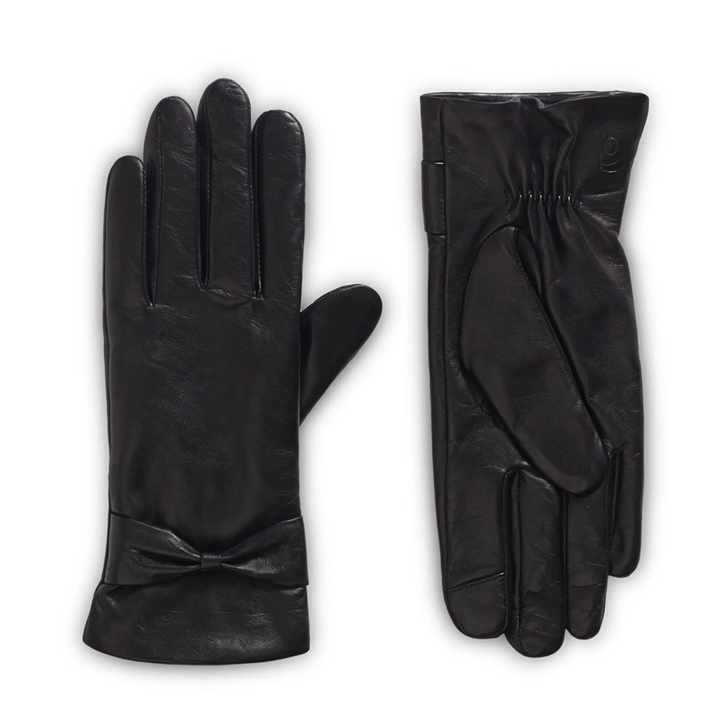 Clearance Leather Glove with Bow Women Gloves|Women's Accessories