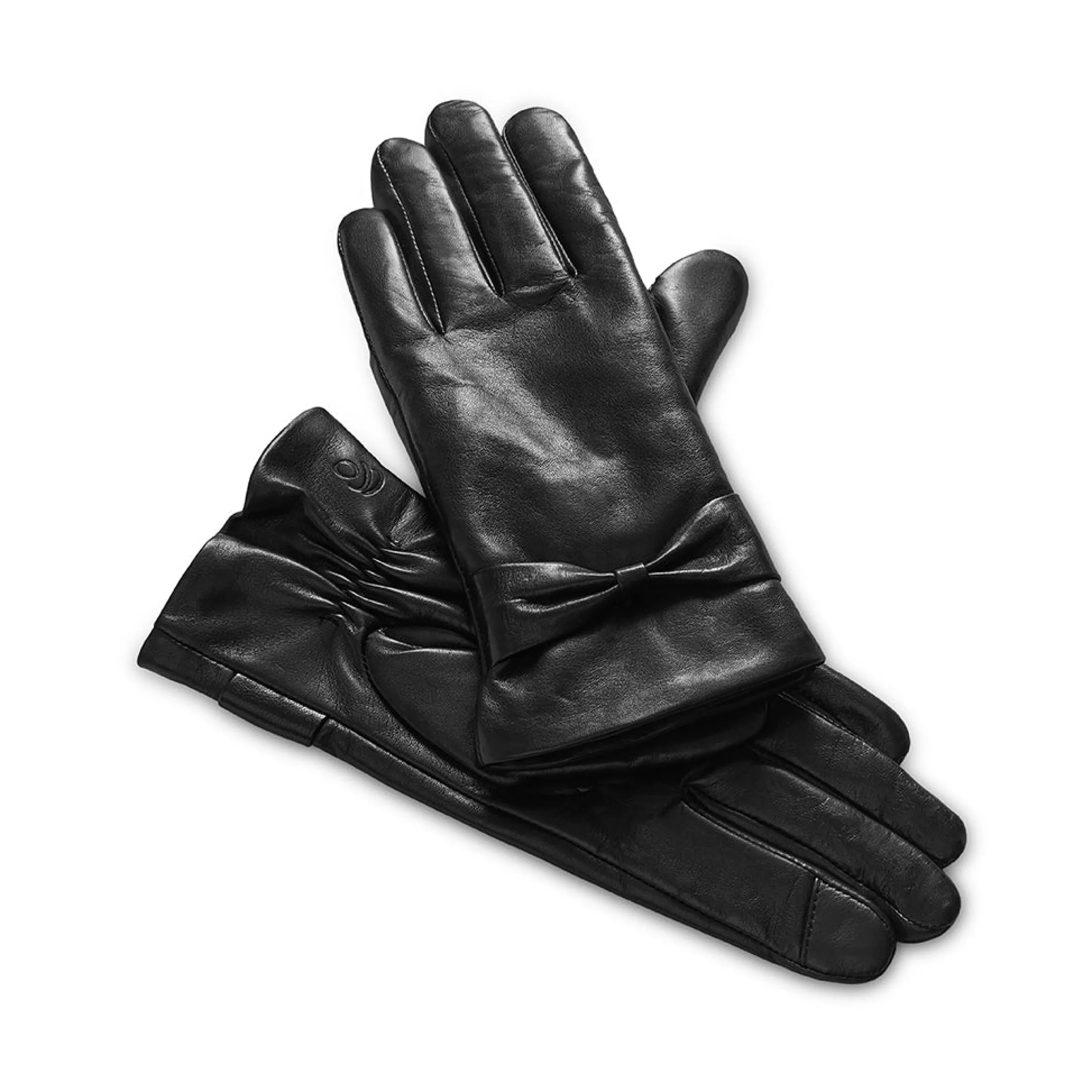 Clearance Leather Glove with Bow Women Gloves|Women's Accessories