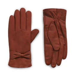 Clearance Leather Glove with Bow Women Gloves|Women's Accessories